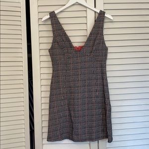 Topshop Herringbone Jumper Dress Size 8 Mod